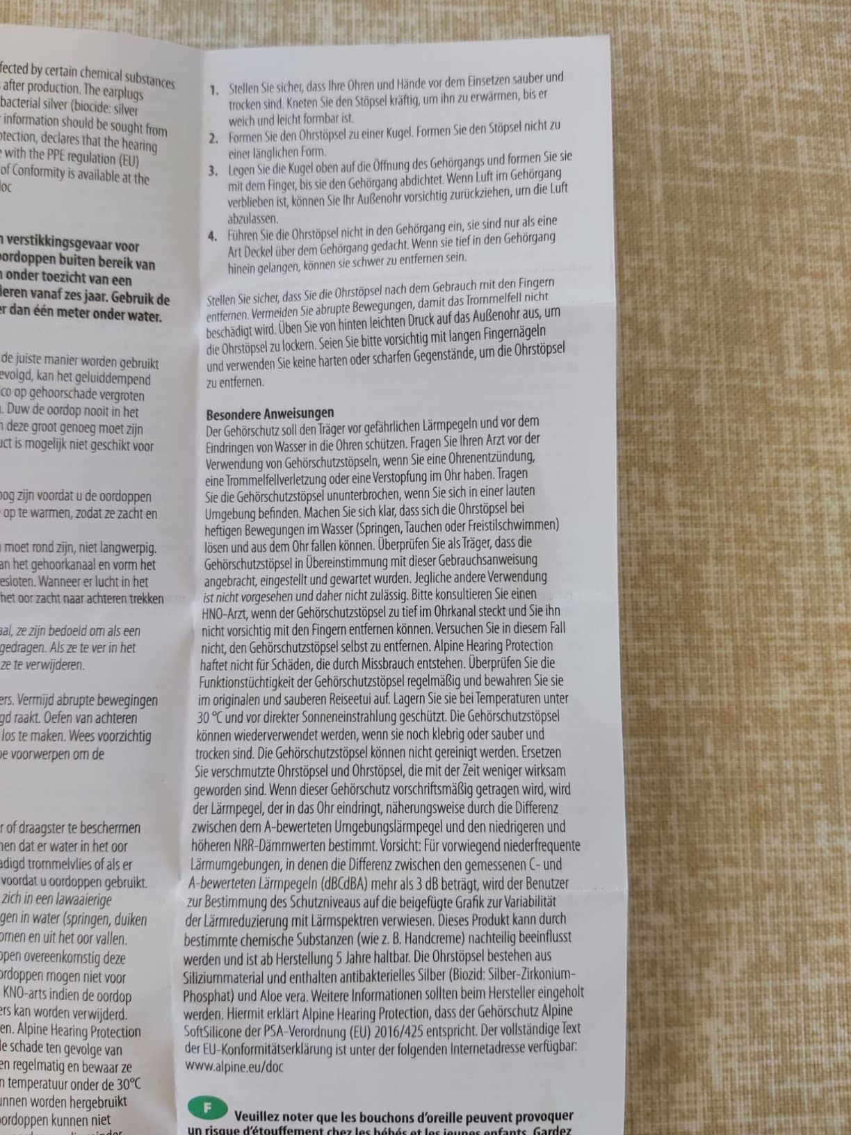 Bequem, halten aber kurz