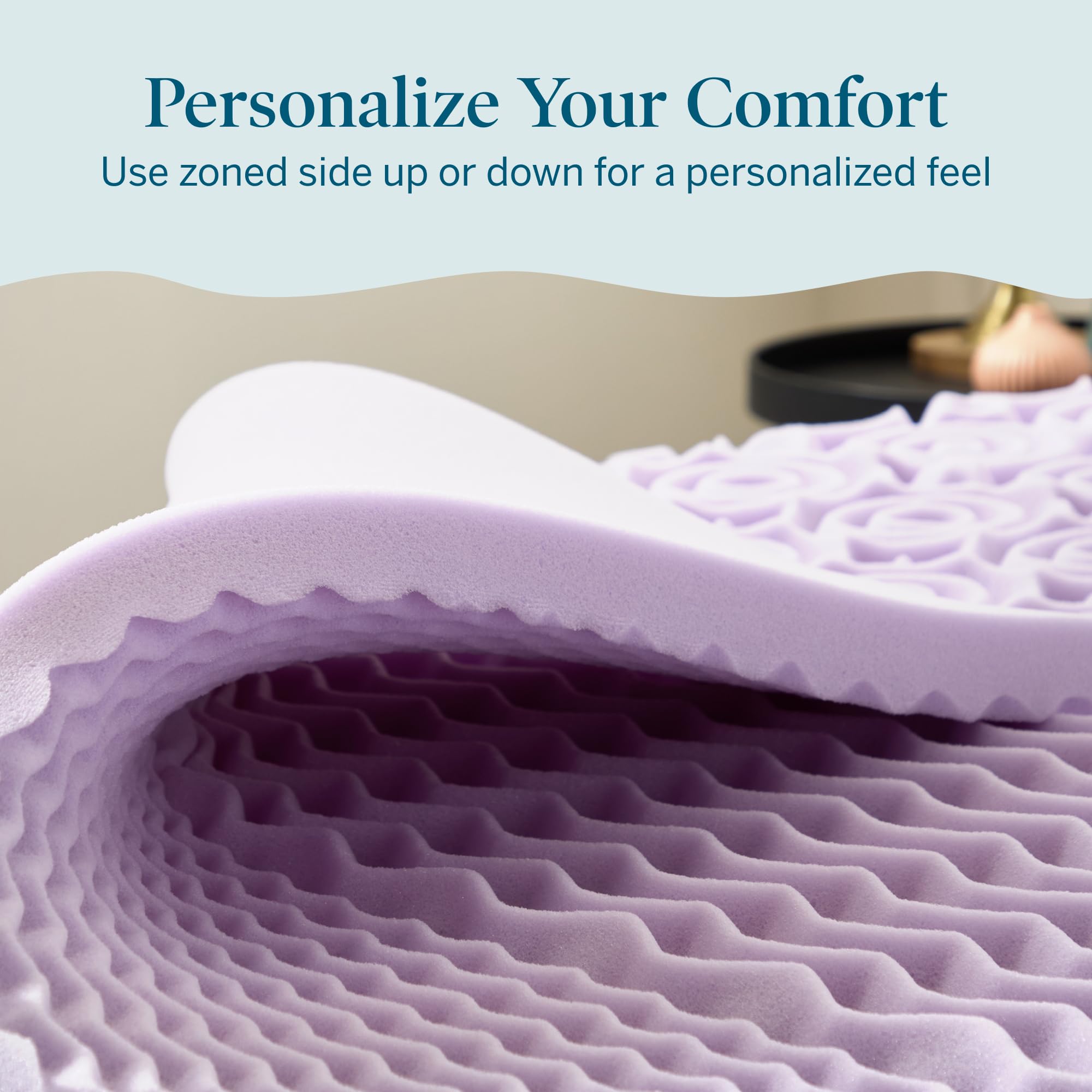 lucid-zoned-memory-foam-matratzen-topper-mit-lavendel-king image 5