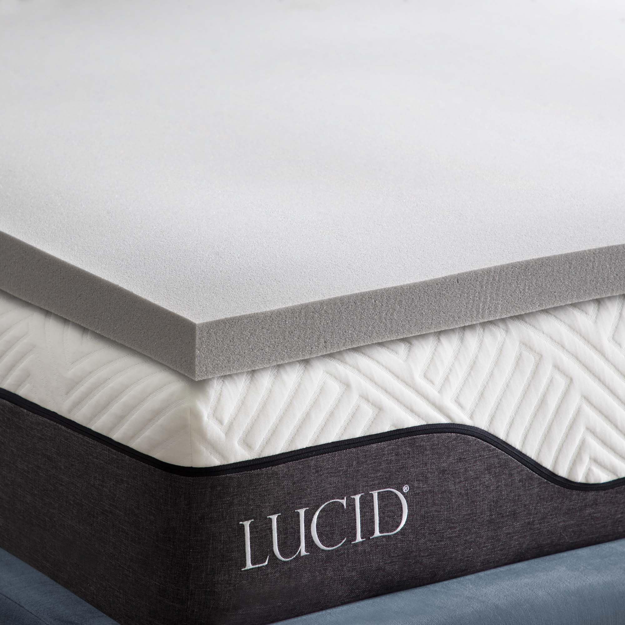 lucid-memory-foam-matratzen-topper-120x200cm-5cm-bambuskohle image 1