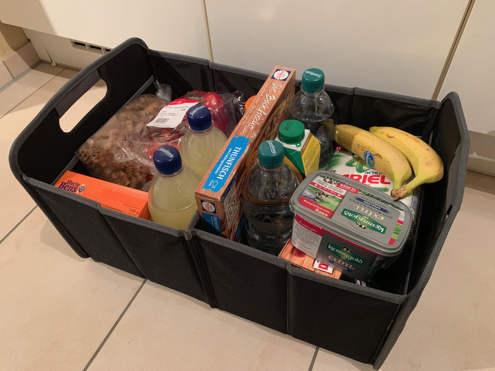 Praktisch für Einkauf und Camping