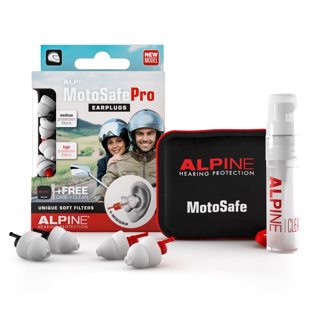 alpine-motosafe-pro-ohrst-psel-f-r-motorrad-snr-17-20-db-2-paar image 1
