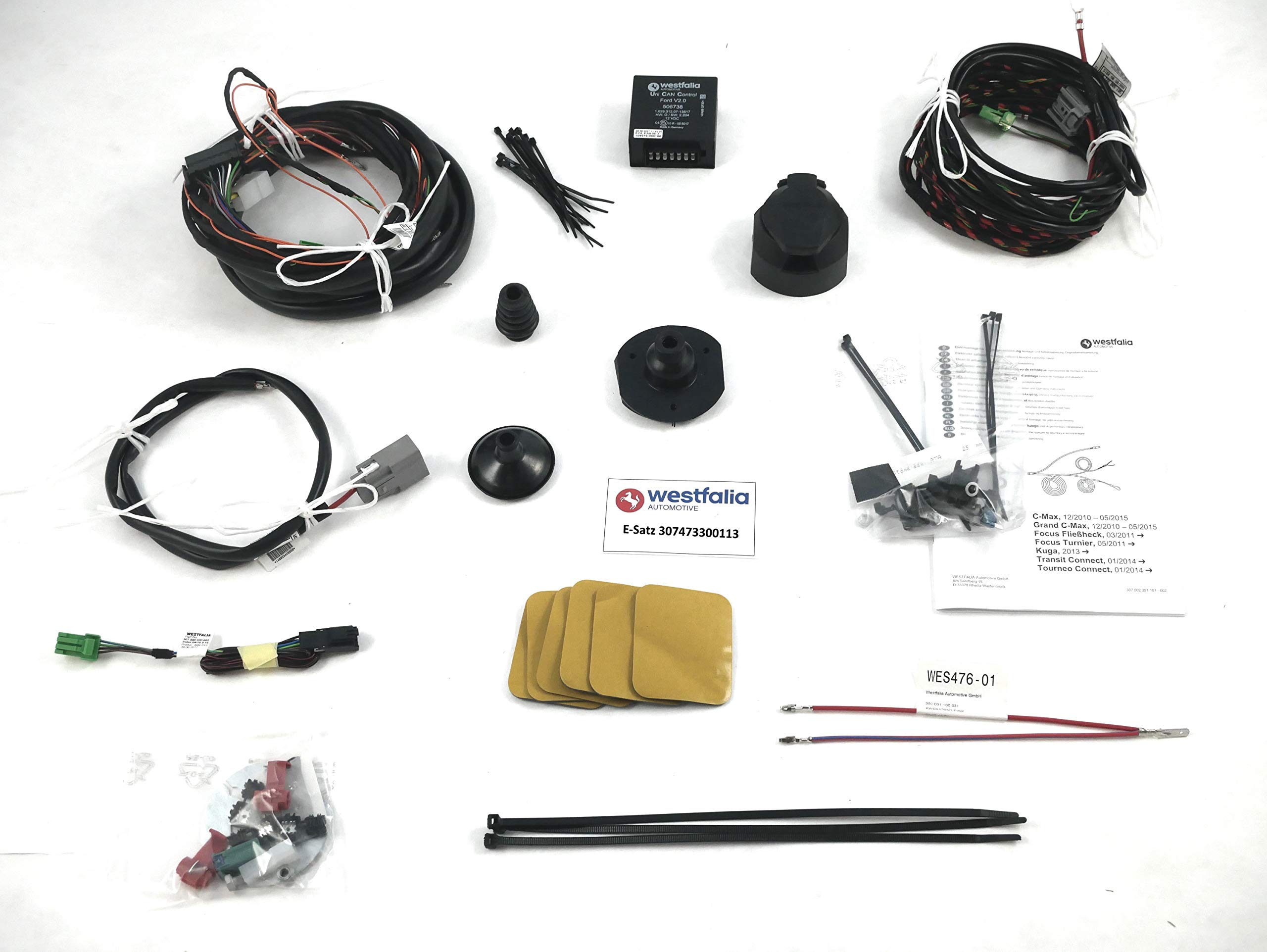 westfalia-307566900113-starre-ahk-13-pol-e-satz-f-r-ford-kuga-mk2 image 3