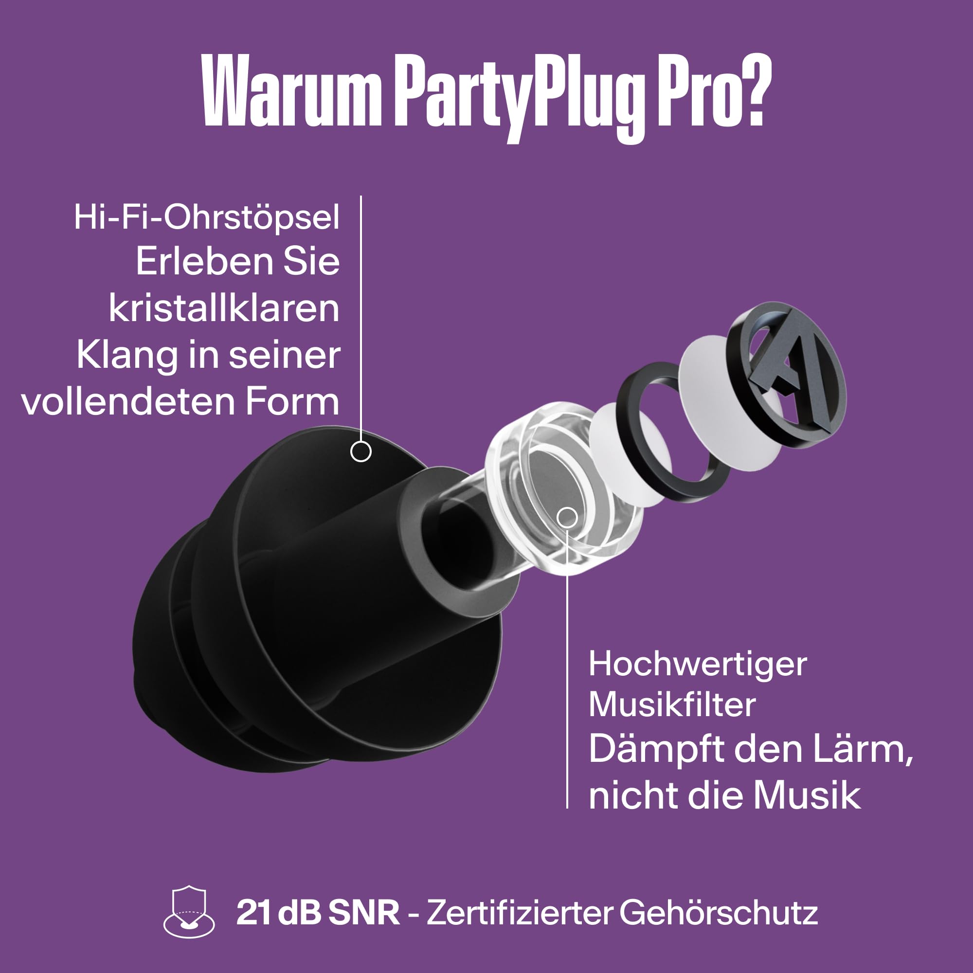 alpine-partyplug-pro-konzert-ohrst-psel-hi-fi-21db-snr-schwarz image 3