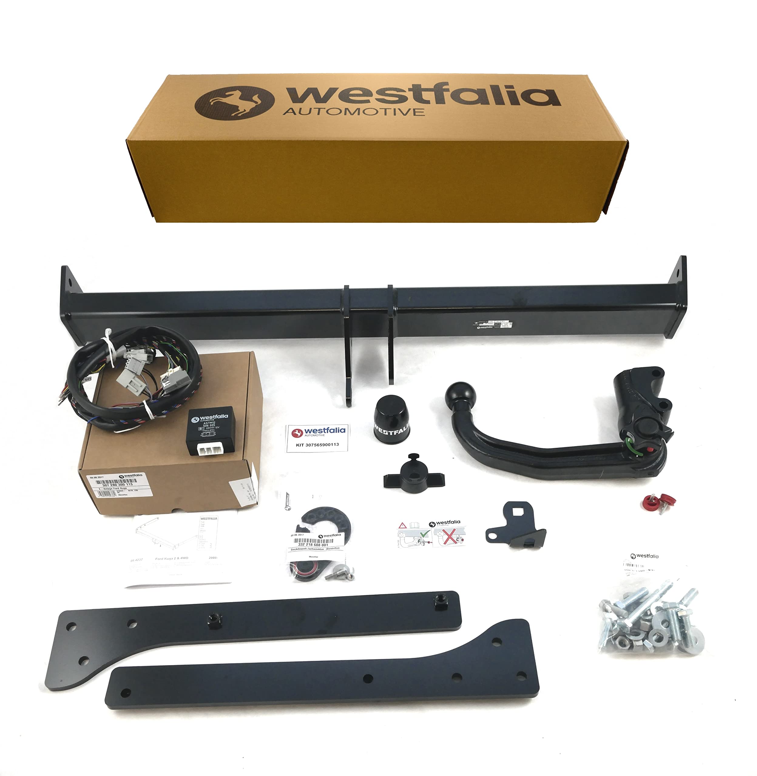 westfalia-307566900113-starre-ahk-13-pol-e-satz-f-r-ford-kuga-mk2 image 7