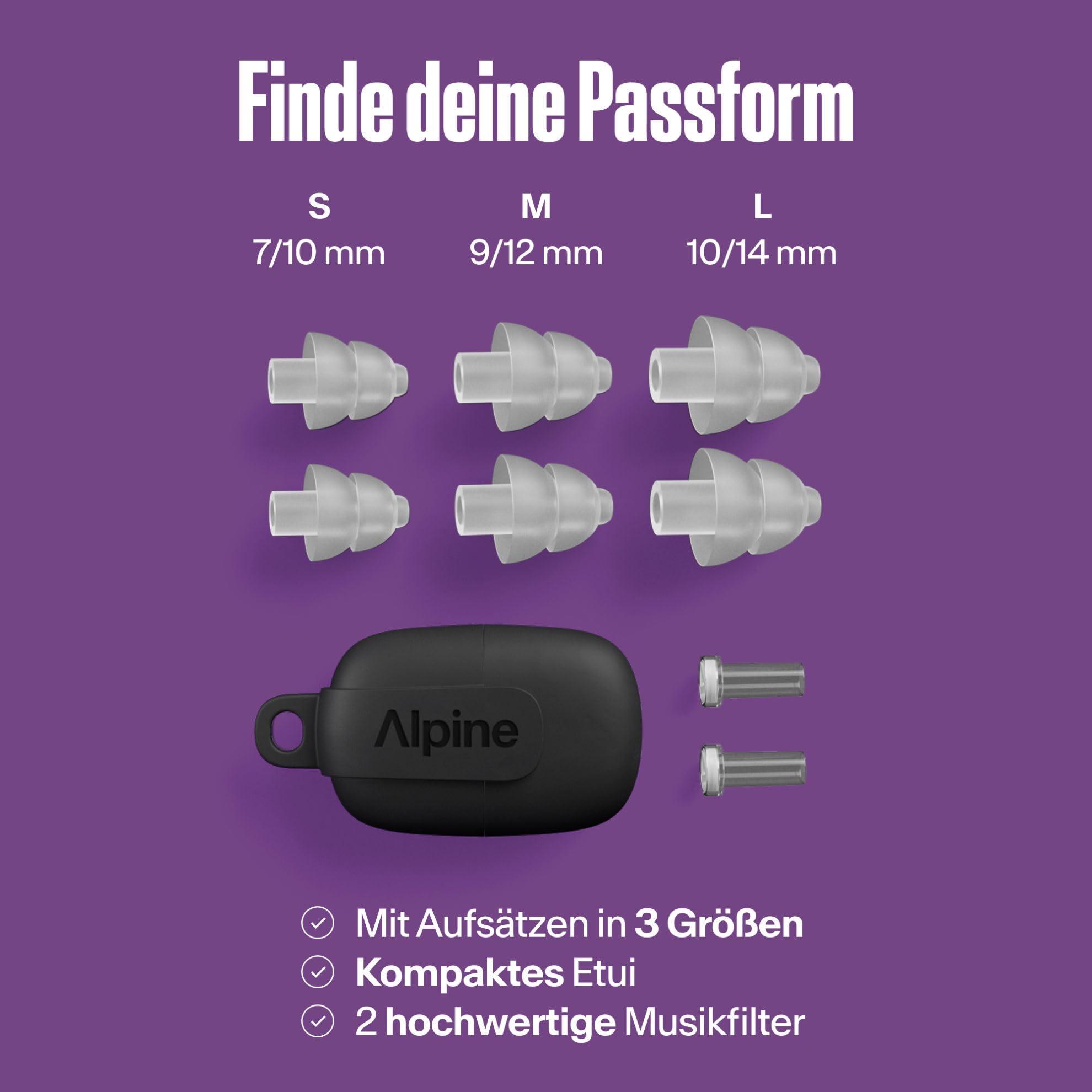 alpine-partyplug-pro-konzert-ohrst-psel-hi-fi-21db-transparent image 6