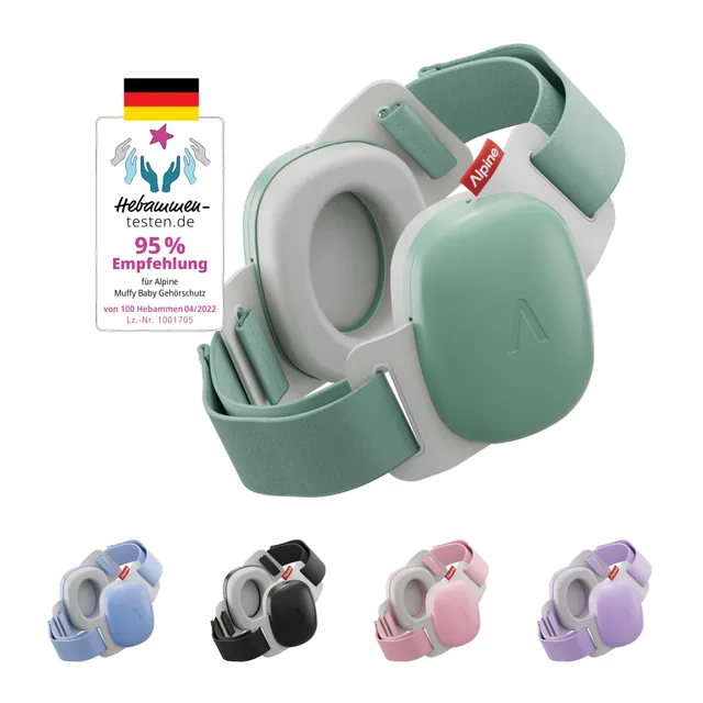 alpine-muffy-baby-comfort-geh-rschutz-kopfh-rer-gr-n-24db-bis-5-jahre image 1