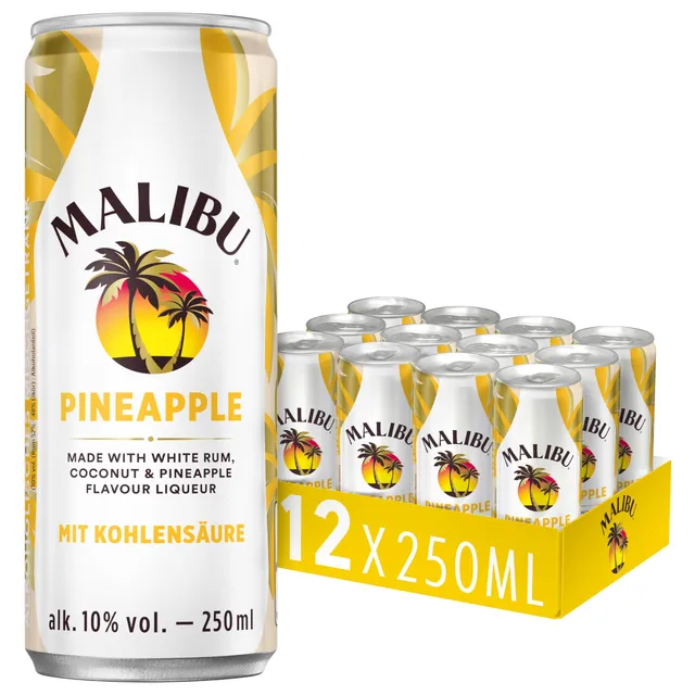 malibu-pineapple-rum-mix-12-x-250-ml-dosen-10-vol image 1
