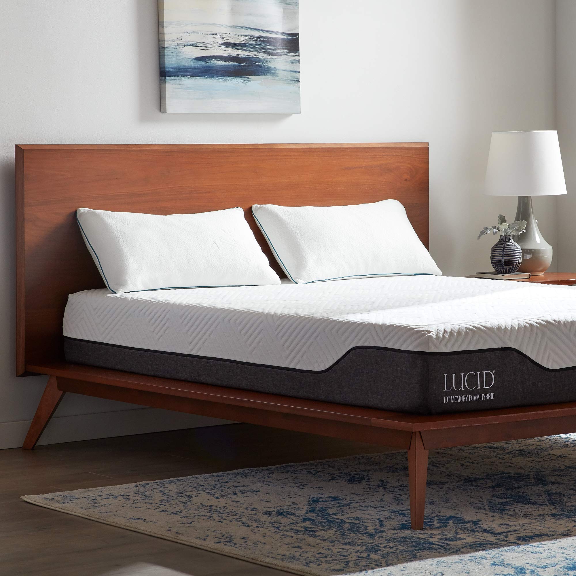 lucid-premium-shredded-memory-foam-kissen-anpassbar-2er-pack-queen image 2