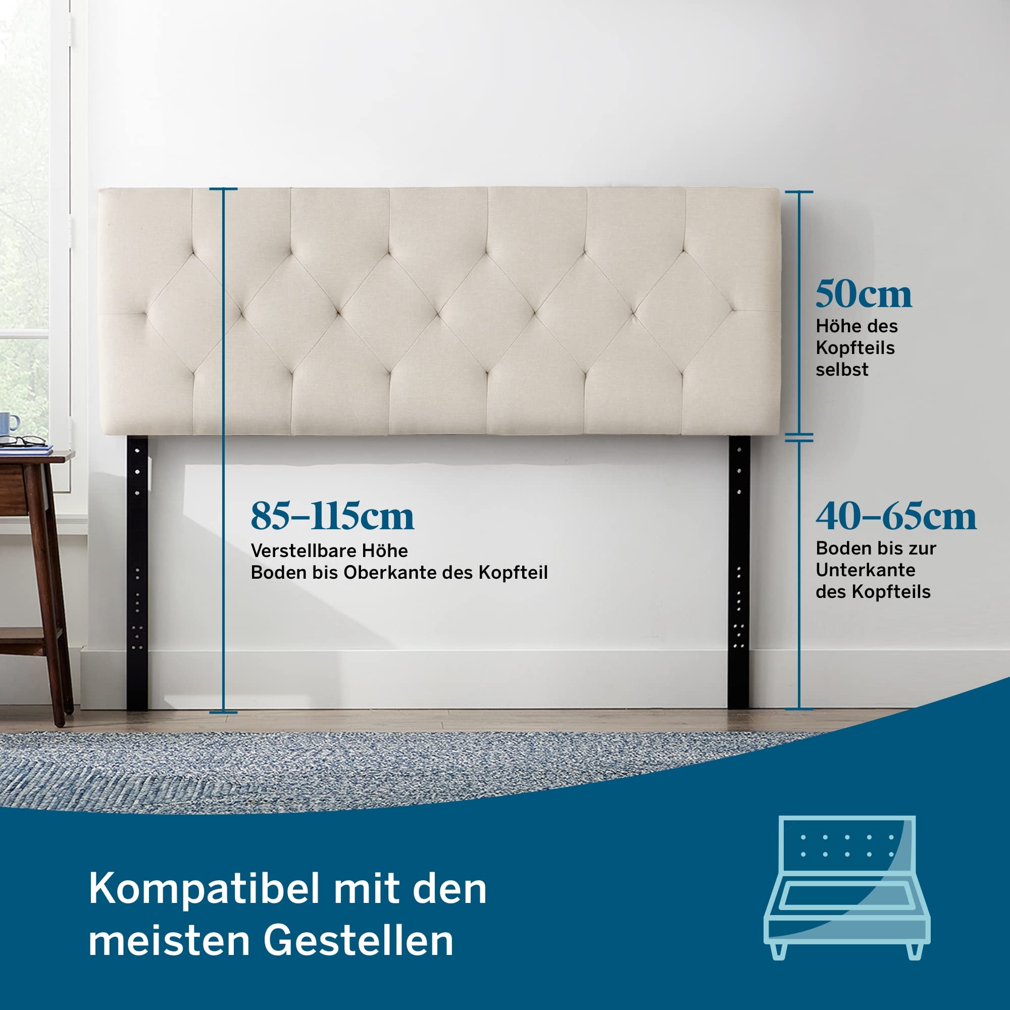 lucid-gepolstertes-kopfteil-bett-140-cm-pearl-beige-h-henverstellbar image 3