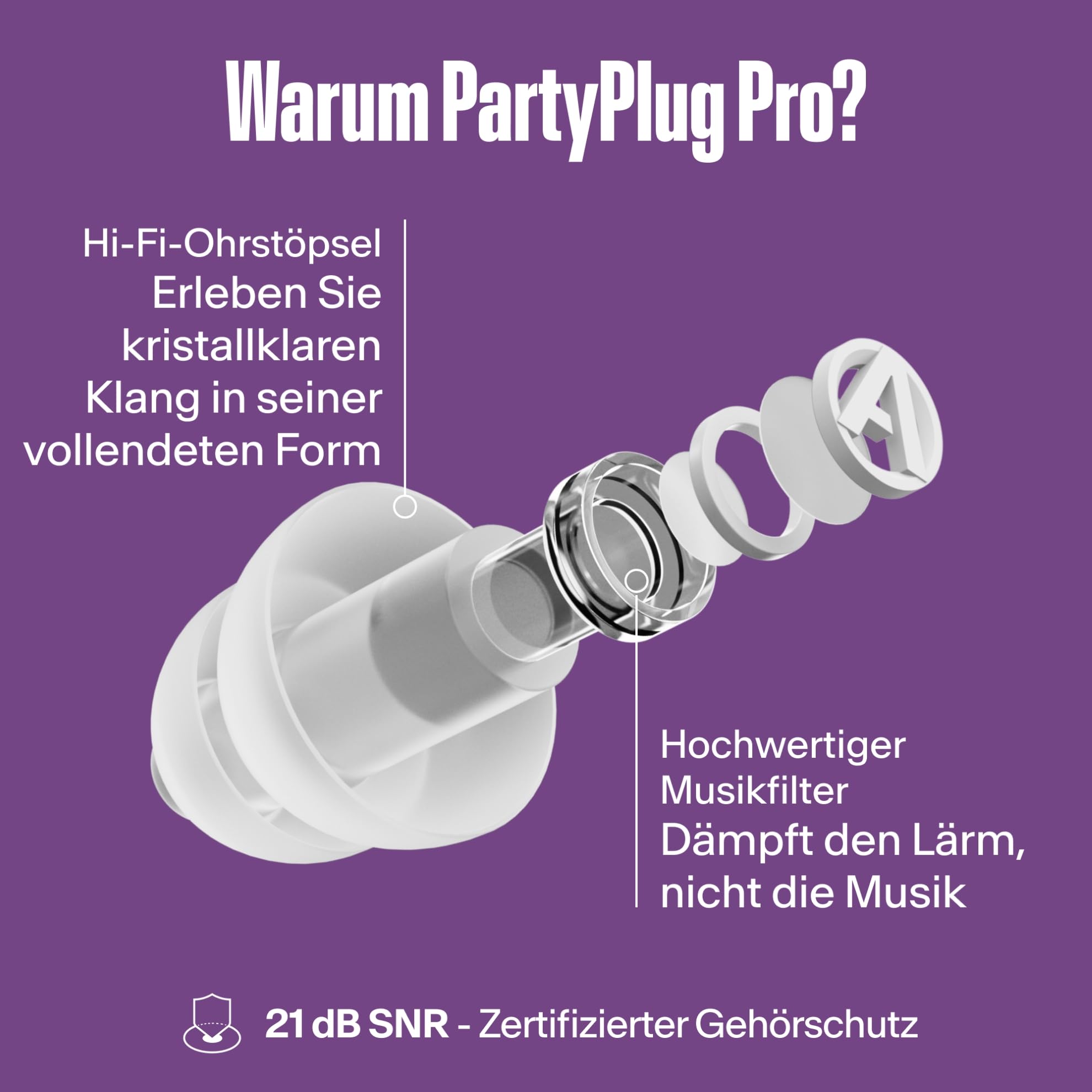 alpine-partyplug-pro-konzert-ohrst-psel-hi-fi-21db-transparent image 3