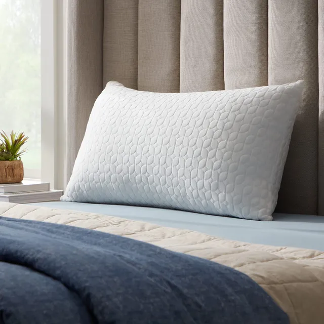 lucid-hybrid-kopfkissen-40x70-cm-memory-foam-microfaser-verstellbar image 1
