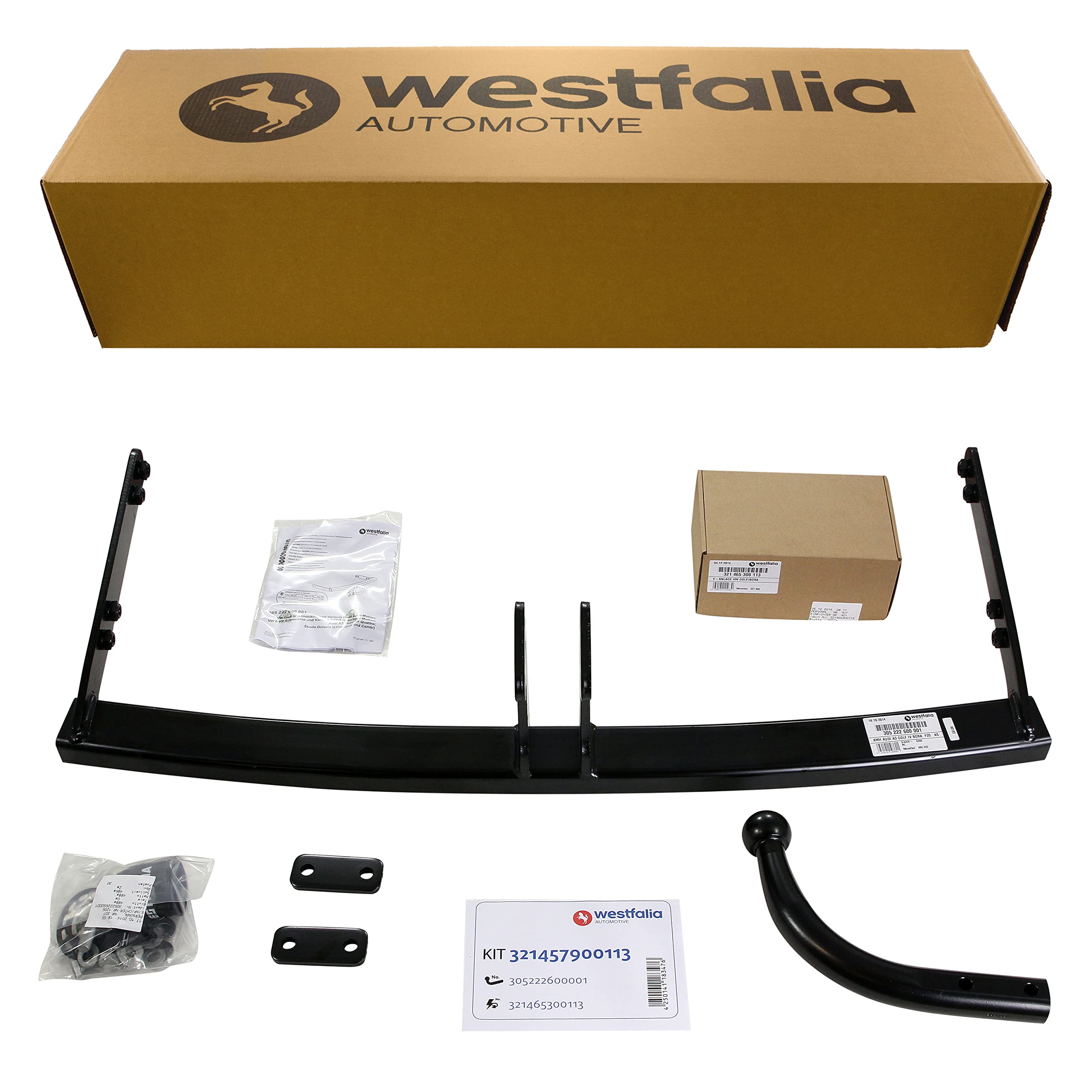 westfalia-starre-anh-ngerkupplung-f-r-vw-golf-4-bora-set-mit-13-pol-e-satz image 1