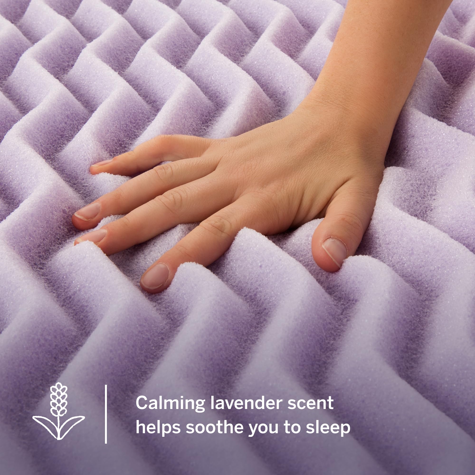 lucid-zoned-memory-foam-matratzen-topper-mit-lavendel-king image 3